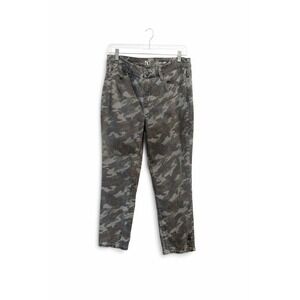 New Directions Camo Skinny Jeans Women's 12R Green Camouflage Ankle Pants